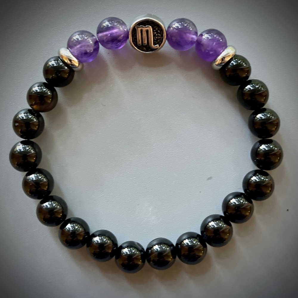 Scorpio ♏️ Zodiac Energizing Spirit Strengthening Handcrafted Bead Bracelet